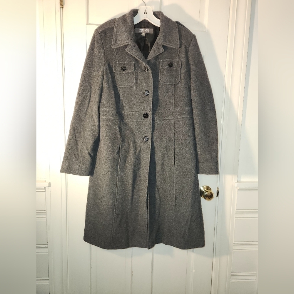 Kenneth Cole Reaction Charcoal Pea Coat